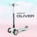 Самокат трехколесный детский складной MOWBaby MC030 Oliver, Cream