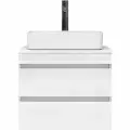 Тумба под раковину Vigo Urban 60 tp. URB.60.2Y подвесная Белая МДФ / ЛДСП белый с ящиками Россия