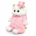 Мягкая игрушка Budi Basa подружка кота Басика-кошечка Ли-Ли Baby в комбинезоне и с цветочком, 20 см