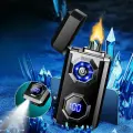 Мощная дуговая зажигалка FutuFlare с фонариком, черная