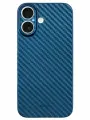 Чехол Air Carbon для iPhone 16 Plus, синий