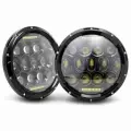 Фары светодиодные головного света LADA Нива, УАЗ, универсальные 7 (27 W, 13 LED CREE, 10-30 V, IP 67) belais #19093