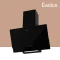 Наклонная вытяжка Evelux Rikka 60 BG ширина 60 см, производительность 900 м3/ч, 3 скорости, черная