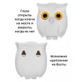 Ключница магнитная настенная сова в прихожую без сверления для дома
