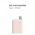 Бутылка с силиконовым чехлом Memobottle A6, розовый