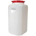 Канистра-бочка прямоугольная Альтернатива 60 л белый