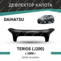 Дефлектор капота Defly Daihatsu Terios 2006-н. в, высококачественное оргстекло