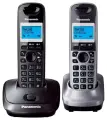 Радиотелефон Panasonic KX-TG2512, темно-серый/серый металлик
