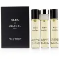 Chanel мужская туалетная вода Bleu De Chanel Travel Spray And Two Refills, Франция, 3 x 20 мл