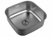 Мойка для кухни Zorg ZR 4040, матовая нержавеющая сталь, 425х425 мм, универсальный монтаж