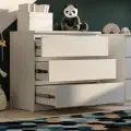 Комод для одежды белый с ящиками, 80х48х76 см, ЛДСП, Гуд Лакк, Мальта
