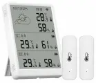 Термогигрометр с 2 отдельными датчиками CARCAM Tuya WIFI Temperature Humidity Monitor With Extra Sensor TH16-R2