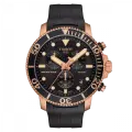 Мужские наручные часы TISSOT SEASTAR 1000 CHRONOGRAPH T120.417.37.051.00 черный / золотистый