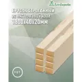 Брусок деревянный строганный 1800х40х20мм Хвоя 1 сорт 8 штук