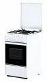 Газовая плита лада NOVA RG 2427 W с газовой духовкой, объем 50 л, белый