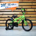 Велосипед детский 20 ORLAN WING NICE, зеленый, на рост 115-135см, от 6 до 8 лет, для мальчика, для девочки