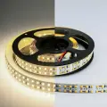 Комплект двухрядной светодиодной ленты LUX Eleganz 12В на самоклеящейся основе, 19,2 Вт 2835, 240 LED, IP20 Нейтральный белый свет, в упаковке 3шт. по 5 метров (15 метров)