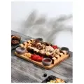 Доска для подачи шашлыка Adelica «3 шампура», 30×24×1,8 см, массив берёзы