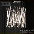 Citilux Ингвар CL334421 Бра хрустальное с выключателем Хром