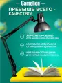 Лампа настольная на струбцинe для школьника, маникюра и работы Camelion E27 60Вт