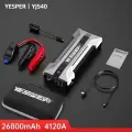 Пусковое устройство, для автомобиля YESPER, пауэр банк, 26800 mAh, 4120 A