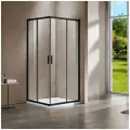 Душевой уголок Vincea Garda VSS-1G1012CLB, 1200*1000, черный, стекло прозрачное