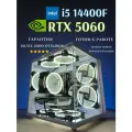 Мощный игровой ПК Bunker Comp RTX 5060 i5 14400f 32gb 1tb ssd m2