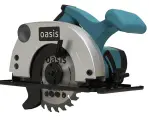 Пила циркулярная дисковая электрическая Oasis PC-140, 1100 Вт, диск 140 мм, пропил 45 мм, синий