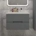 Тумба подвесная SanStar Noche 70 Без раковины для ванной комнаты Графит софт