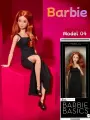 Mattel Barbie Basics Model 04 / кукла барби базовая модель 04, с рыжими вьющимися волосами и сменной головой, подходит для подарок для девочки. барби. Besta