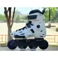 Роликовые коньки с жестким ботинком Flying Eagle F6S Falcon Pro. Белые. Размер 39RU(40EU)