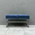 Банкетка с ящиком в прихожую для обуви 100х35х55 см STEEL MEBEL (БПХ-0К7)