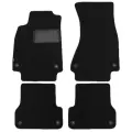 Комплект ковриков в салон KLEVER 03042022110kh для Audi A6, Kia Optima 2015-2019 г., 4 шт. черный 4