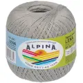 Пряжа Alpina Lena, 100% мерсеризованный хлопок, 10*50 г, 280 м+-15 м, №41, светло-серый