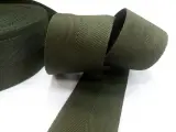 Стропа-лента ременная 60 мм, толщ. 1,4 мм, 25 метров, хаки, рисунок Ёлочка