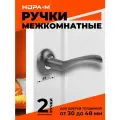 Ручка на розетке НОРА-М 100А AL, 2 шт., штифт 110 мм, универсальная