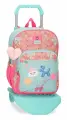 Рюкзак для девочки 38 см с тележкой Enso Baloons