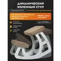 Коленный стул ортопедический. Для школьника и взрослого, стул компьютерный, детский стул, балансирующий ортопедический коленный стул ТВОЙ БАЛАНС, ровная осанка для детей и взрослых, для роста 140-200 см, бежевый