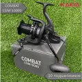 Карповая катушка Kaida Combat 10000, безынерционная с быстрым фрикционом