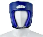Шлем боксерский Ф-5 PVC, открытый, цвет: синий, размер: XS, для единоборств.