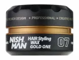 Nishman Hair Styling Wax 07 Gold One Воск для укладки волос сильной фиксации 100мл