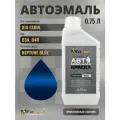 Краска для KIA ESOUL, код B3A, B4R, NEPTUNE BLUE, автомобильная эмаль базовая под лак FixPaint Basic в канистре, 0,75 л
