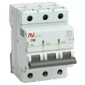 Выключатель автоматический модульный 3п C 50А 6кА AV-6 AVERES EKF mcb6-3-50C-av