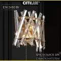 Citilux Ингвар CL334423 Бра хрустальное с выключателем Бронза