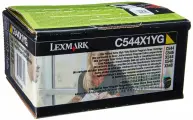 Тонер-картридж LEXMARK C544X1YG желтый для c544, c546, x544, x546