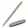 Ручка шариковая подарочная Brauberg Maestro (0.5мм, синий цвет чернил, корпус серебристый с золотистым) 2шт. (143468)