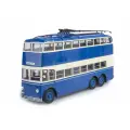 Модель коллекционная ULTRA Троллейбус ЯТБ-3 1939 синий/бежевый