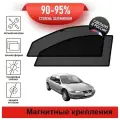 Каркасные шторки LATONIK PREMIUM на Chrysler Stratus (1995-2000) седан 4d на передние двери на магнитах с затемнением 90-95%