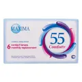 Контактные линзы Maxima 55 Comfort + 6 шт / -1,25/8.6/14.2 на месяц