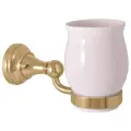 Стакан для зубных щеток Rav Slezak Morava MKA0201Z Золото керамика на стену